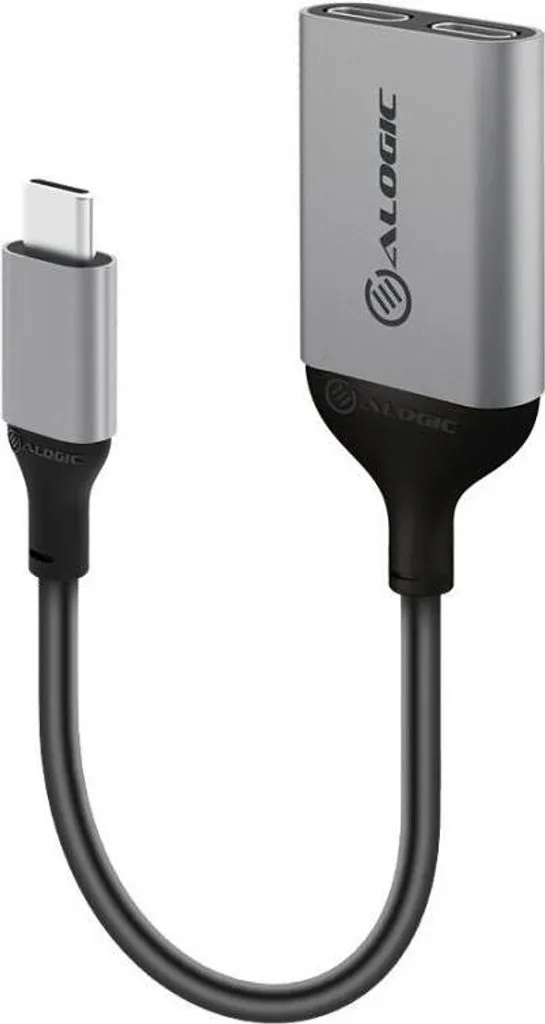 Doubleur USB-C Alogic pour Connecter Deux Périphériques Simultanément