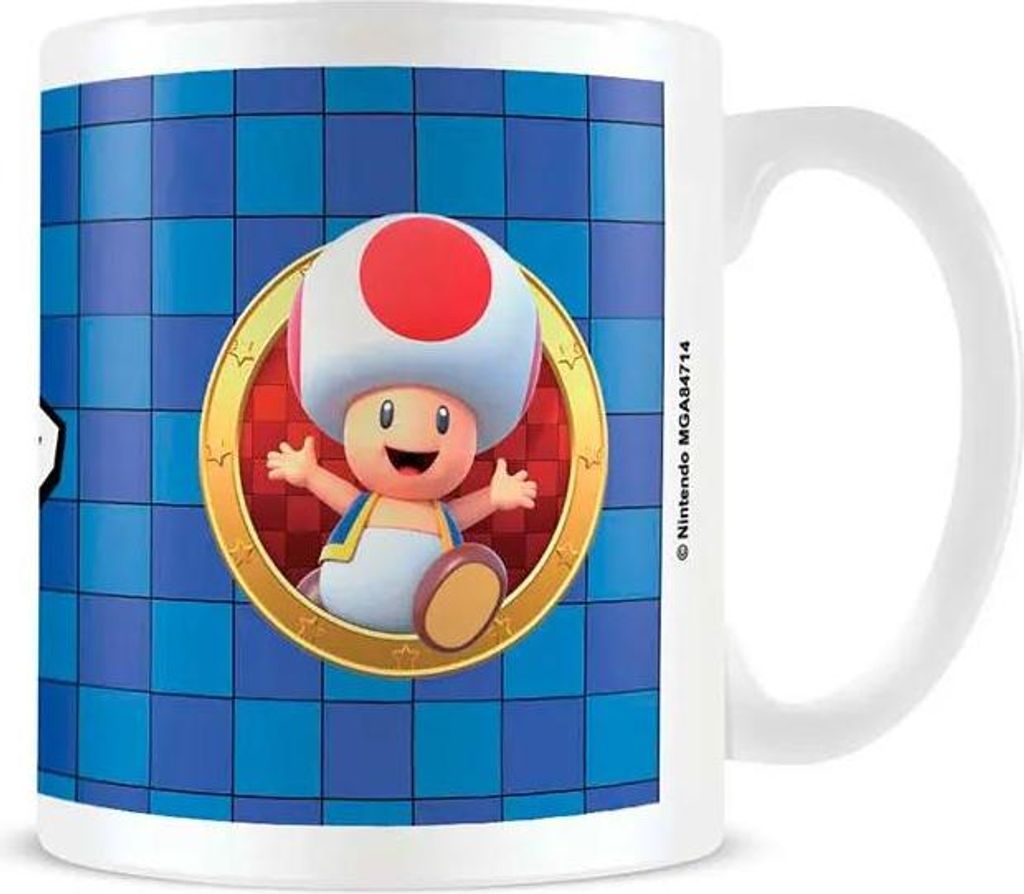 Pyramid Super Mario (toad 3d Port) Tasse Blau Blau One Size
