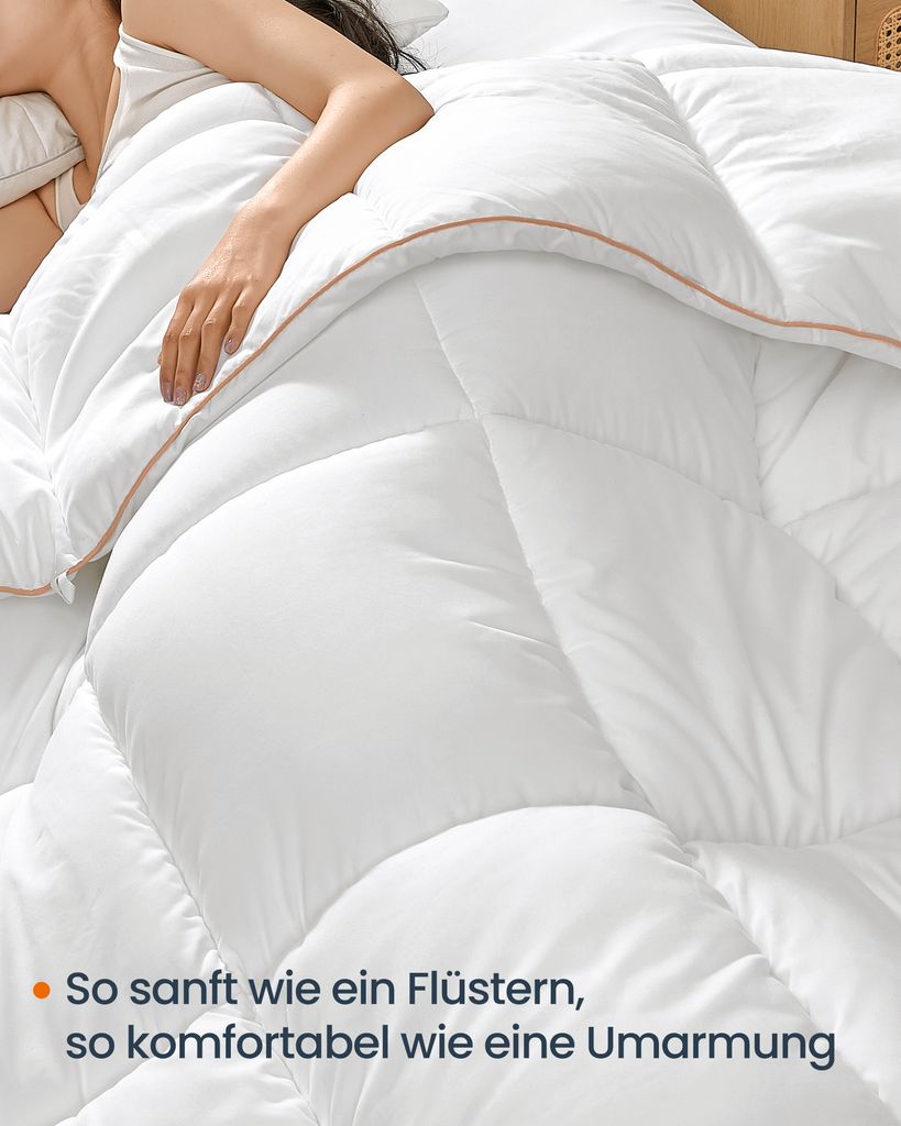 SONGMICS HOME Bettdecke, 200 x 135 cm Steppdecke, Produktbild 4