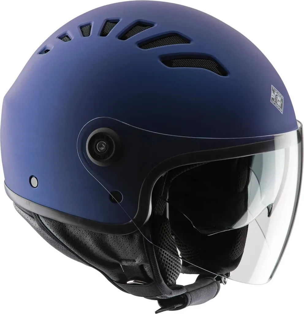 Casque Jet Confortable Tucano Urbano EL'TOP XL Bleu Mat Anti-Buée