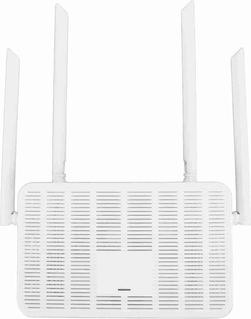 Routeur sans fil AC1200 double bande avec 4 ports Ethernet - Noir/Blanc