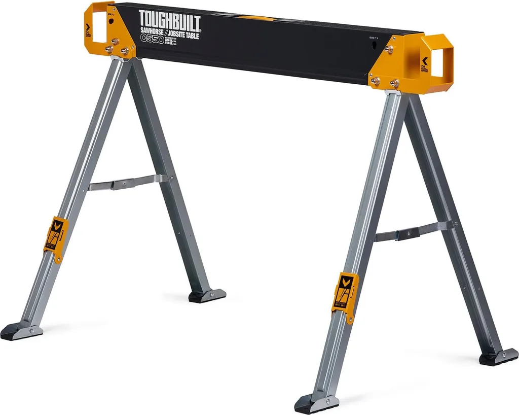 Finis les Supports Instables avec les Tréteaux ToughBuilt C550 Pack x2