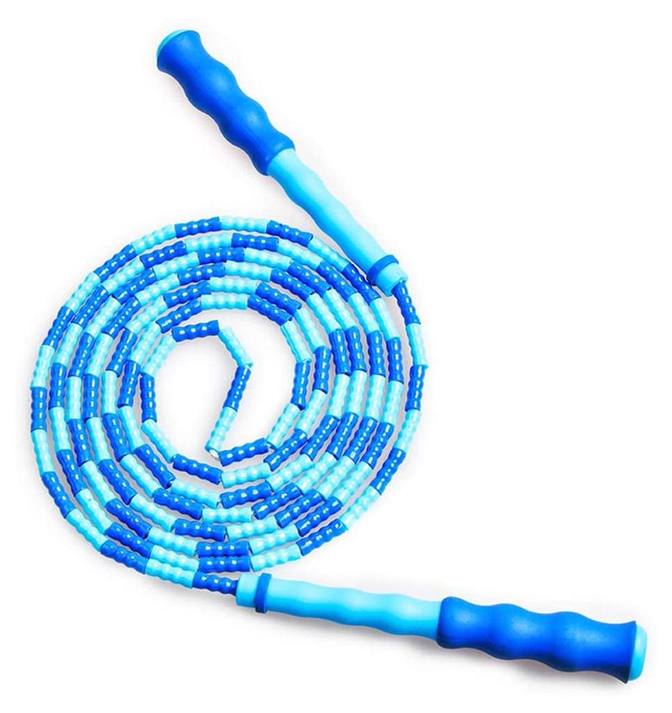 Perlenspringseil, verstellbares Springseil für Erwachsene und Kinder, verwicklungsfreies Speed Rope für Double Dutch, Box-Workout, Fitness und Ge...