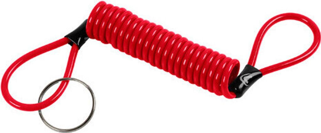 Sicherheitskabel Lampa Spiral Rot