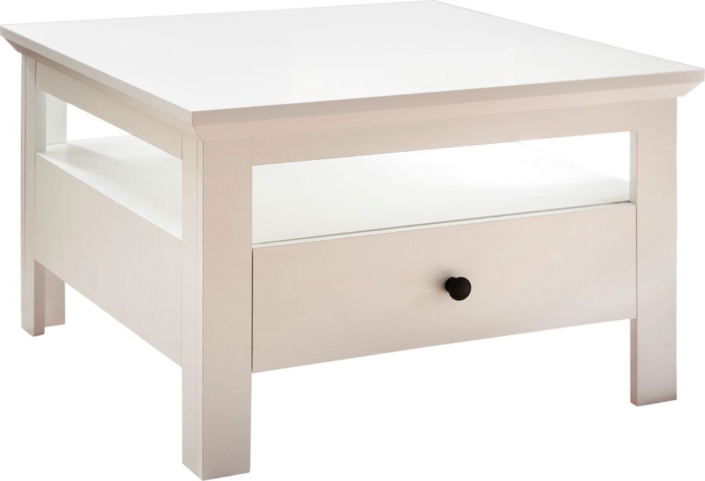 trendteam Wohnen Couchtisch Universal Weiß Nachbildung/ 70 x 46 x 70 cm
