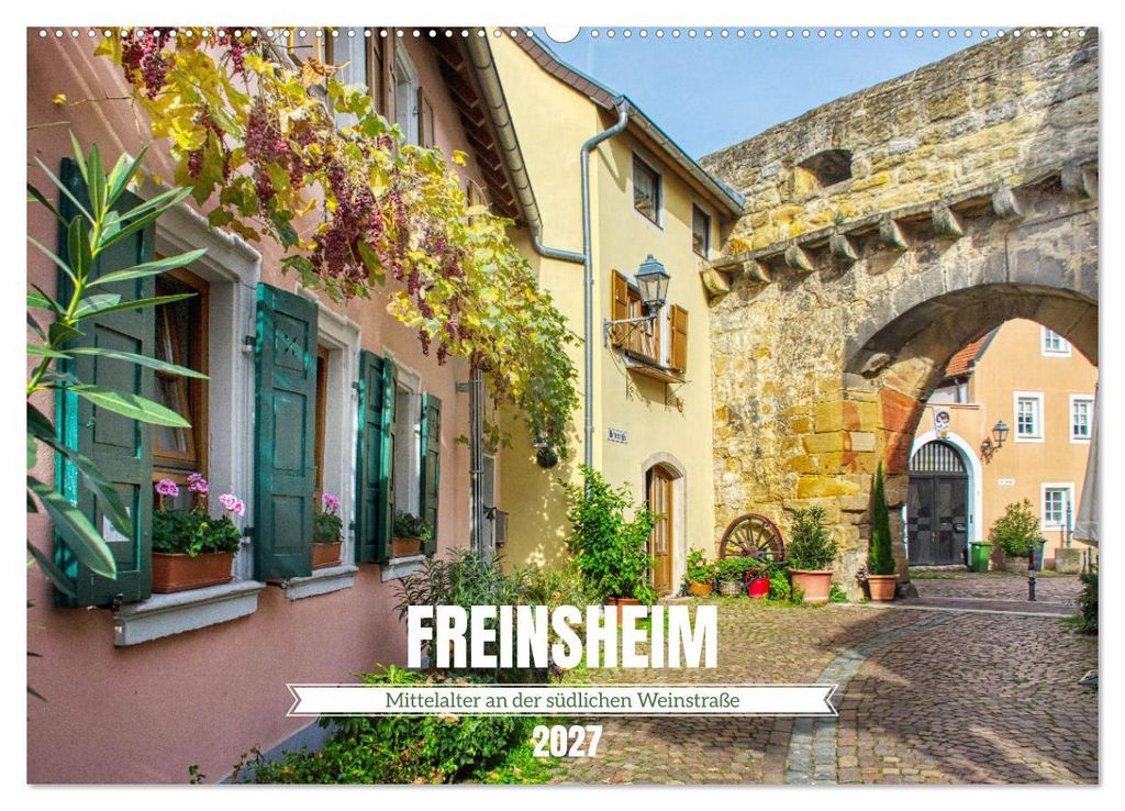 Freinsheim - Mittelalter an der südlichen Weinstraße (Wandkalender 2027 DIN A2 quer), CALVENDO Monatskalender