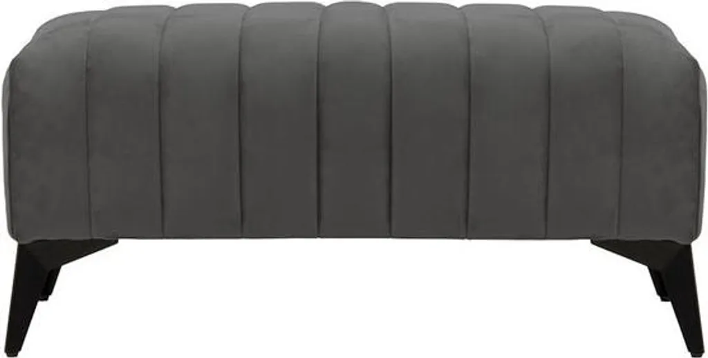 Petit pouf d'appoint noir mat Mary-Velluto 19 pour gagner de l'espace