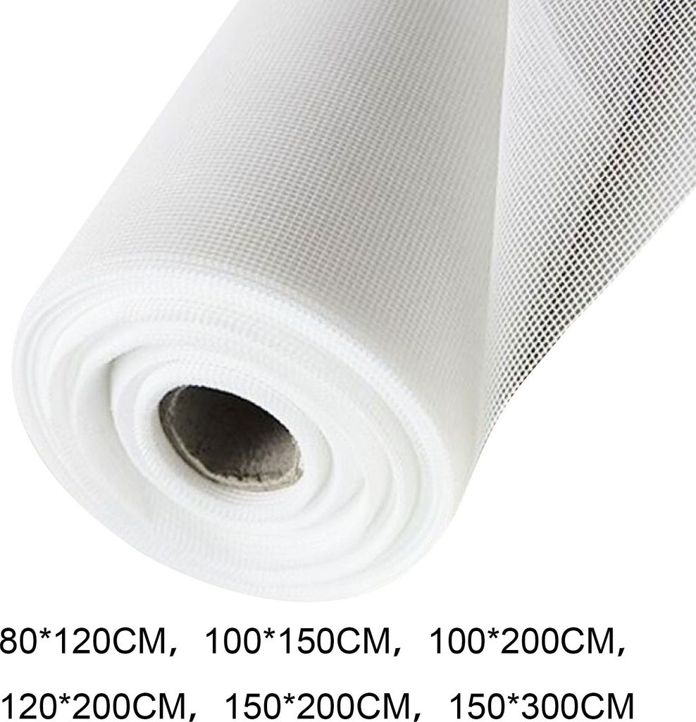 Anti -Bug -Net Effektiv DIY Glass Faser Bildschirm Moskito Bug Room Vorhangnetz für Innenräume-Weiß ,Größen:100*150cm