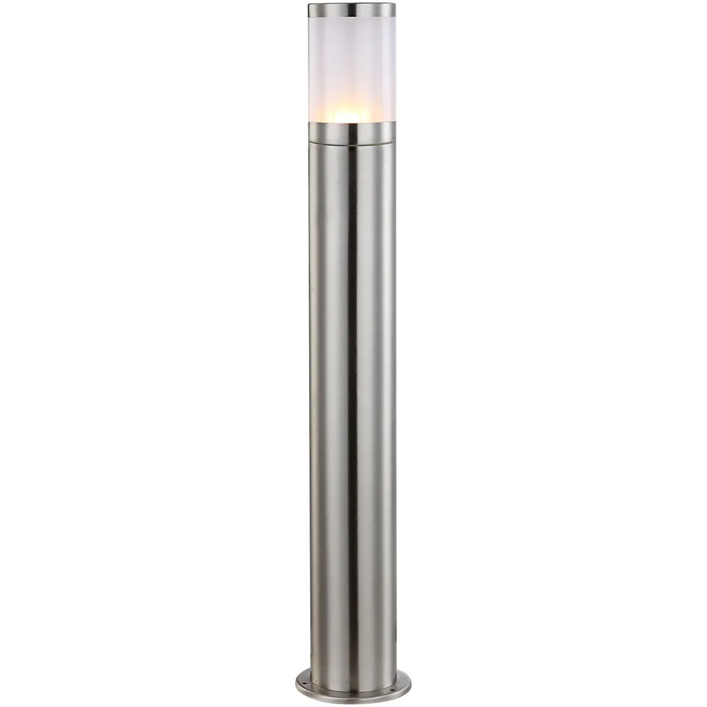 Globo Lighting luce da esterno in acciaio inox argento lucido, 1x E27