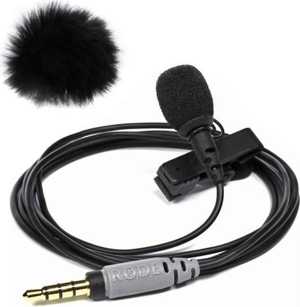 Rode SmartLavmit Lavalier Mikrofon mit Windschutz