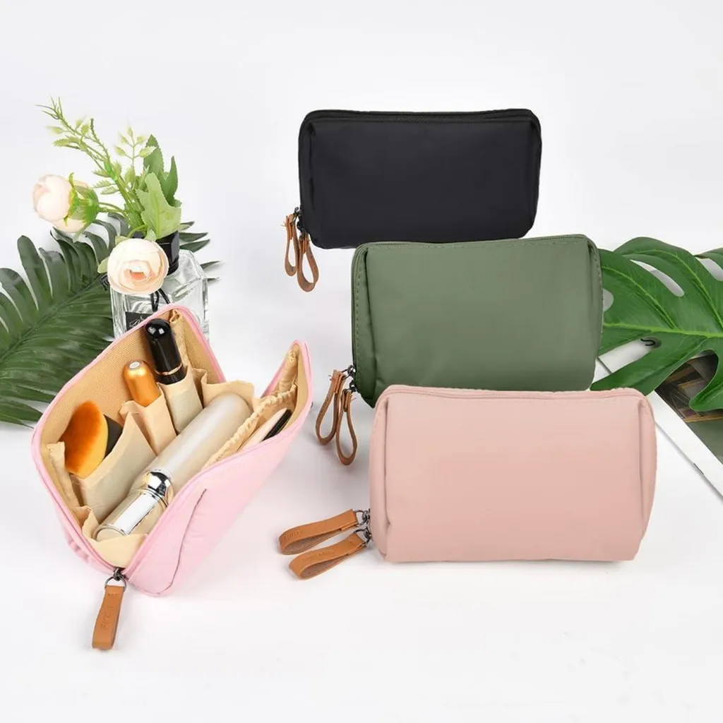 Grand vanity de voyage imperméable Aucuu avec compartiment modulable - 8