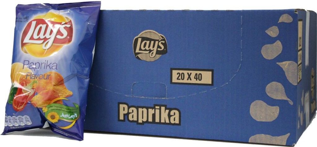 Lay's - Chips Paprika Bag 40gr | 20 Teile