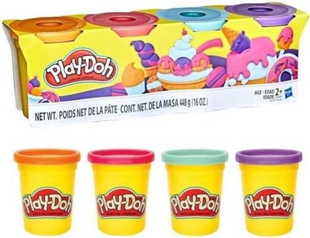 Play Doh 4er Knetset 112 g 448 g Gesamt ab 3 Jahren