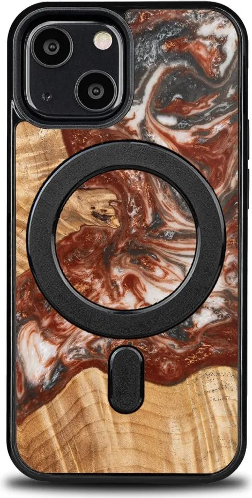 Custodia iPhone 13 Mini MagSafe Bewood Unique Venere - Legno Reale