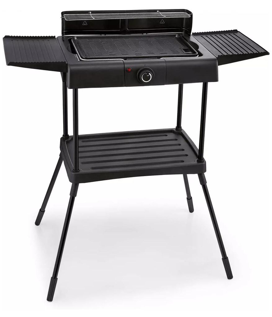 Elektrogrill auf füßen 2000w schwarz Kitchen chef KSBBQ1703 Produktbild 
