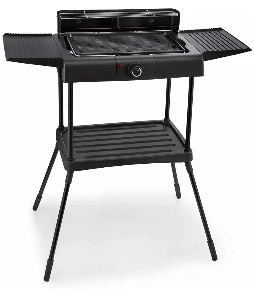 Gril Électrique Kitchen Chef 42x26 pour Repas de Famille et Balcon