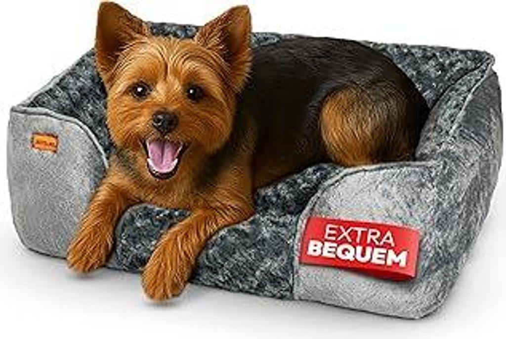 Kuscheliges Hundebett – Hundekissen, Hundekorb, Hundebett für kleine Hunde, weiche Hundecouch, waschbar und rutschfest, Füllung aus PP?Baumwoll...