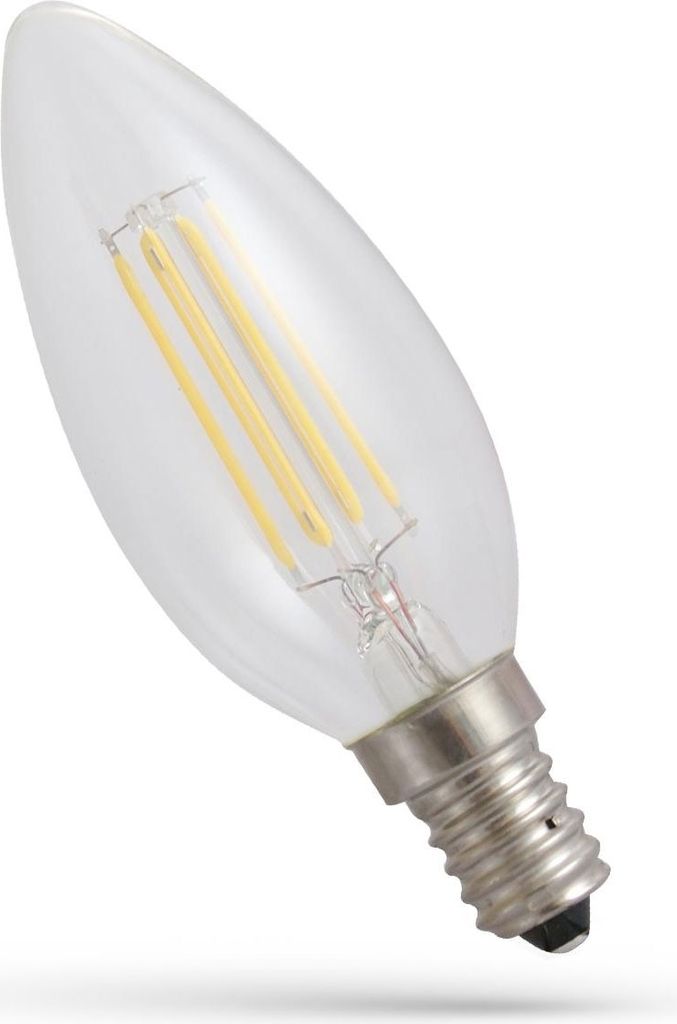 Spectrum LED E14 C35 Filament klar 4W 230V 340lm Kerze 300° Produktbild 
