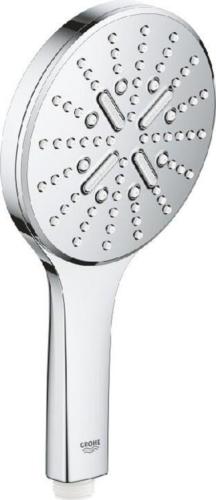 GROHE Rainshower Smartactive 130, Handduschbrause mit Kopf, Chrom, Wand, 13 cm