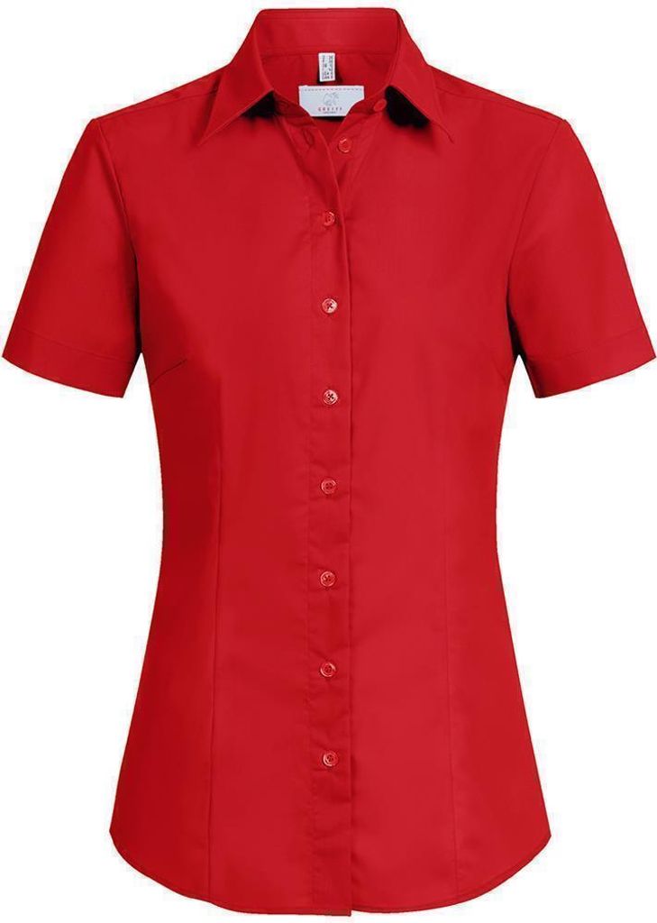 Greiff Corporate Bluse Damen BASIC Regular-Fit Rot 48