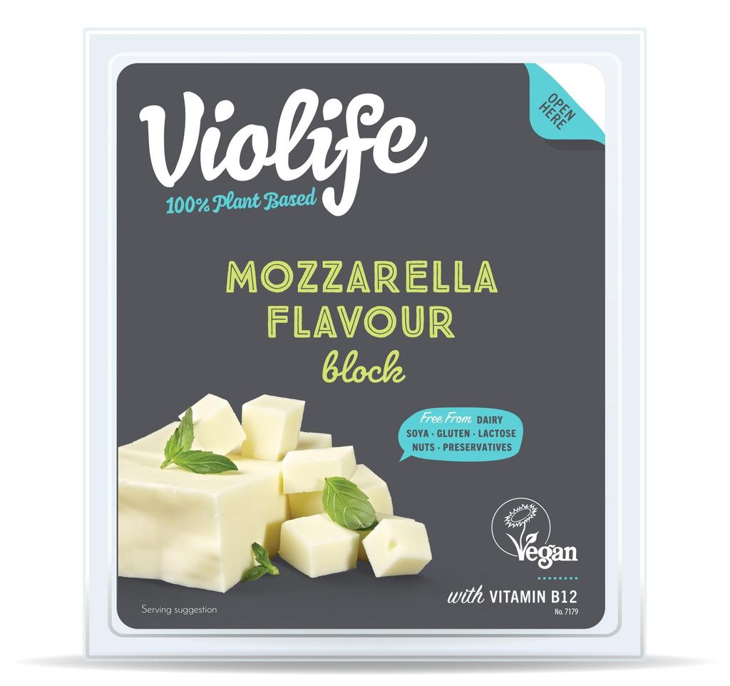 Violife Veganer Mozzarella-Block mit Kokosöl 200 g Produktbild 