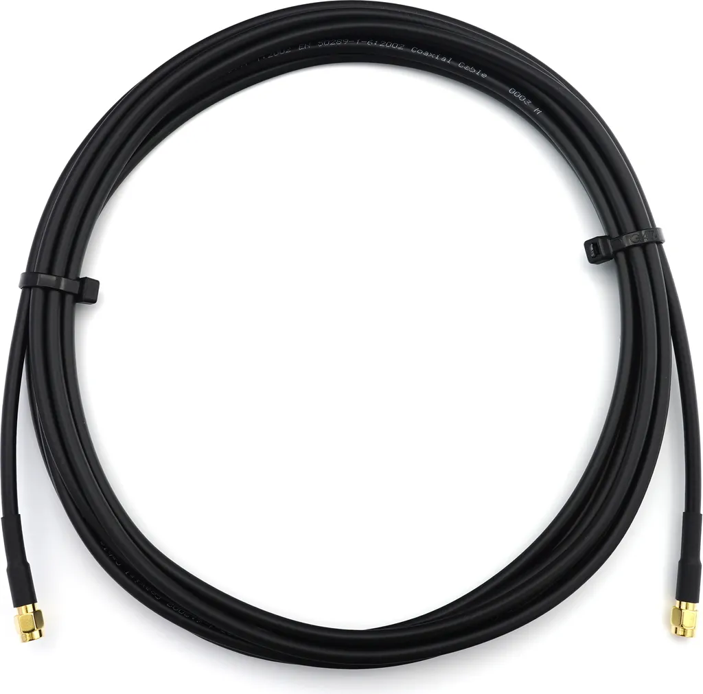 Cavo Antenna 15m SMA-SMA RG58 Low Loss 50ohm per Router 5G e RF