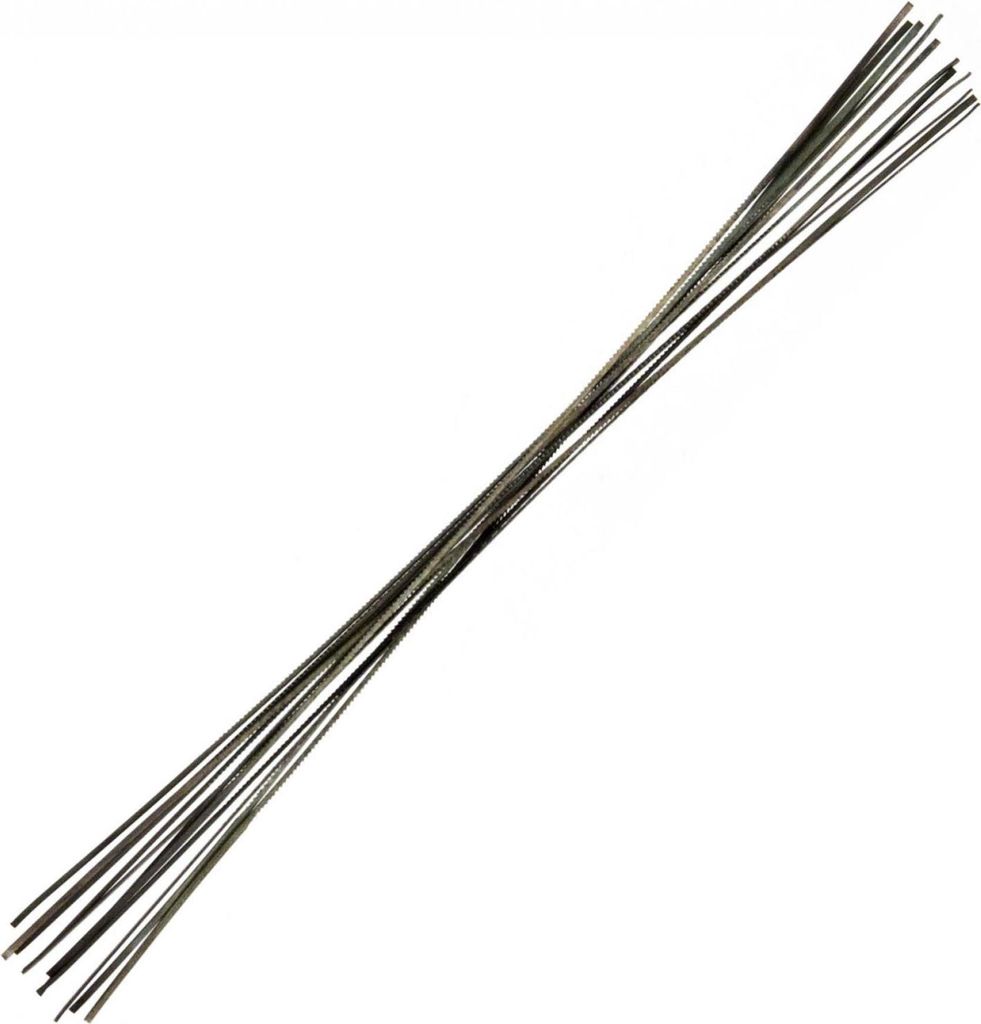 Bastelzubehör Laubsägeblätter für Holz Gr. 212 Stück Gr. 2 NEU
