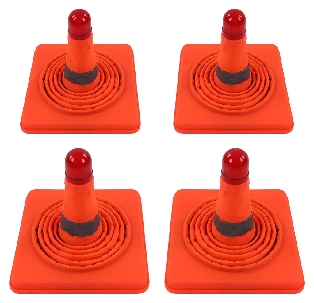 Cône de Signalisation Pliable : Solution Gain de Place avec Éclairage LED - 3