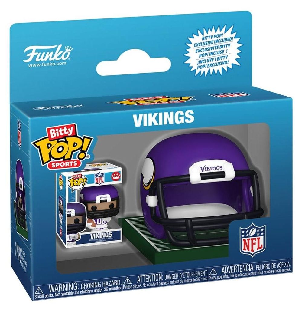 Funko Bitty Pop! - Kaski NFL - Vikings Zdjęcie produktu 