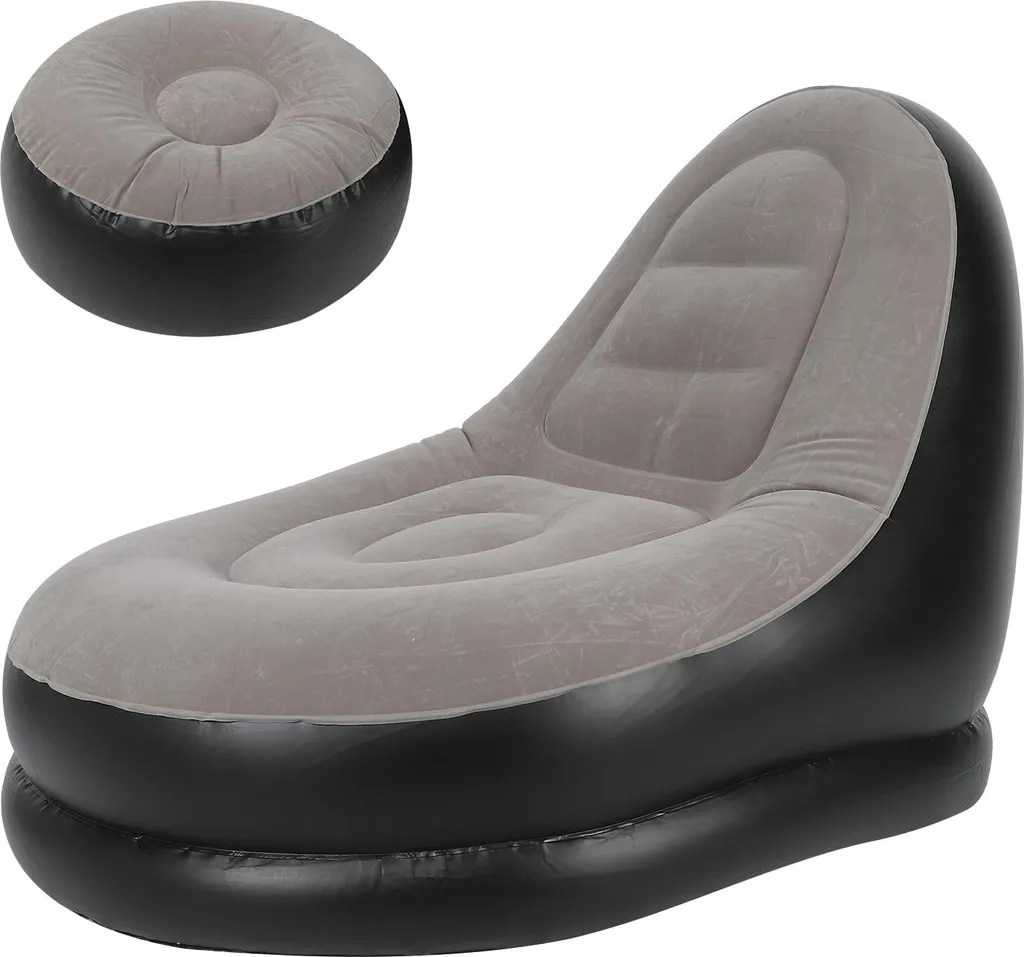 Siège de relaxation avec repose-pieds ergonomique pour salon et balcon