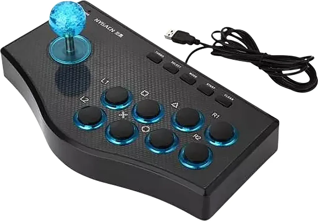 Joystick d'Arcade USB KUBII Manette de Jeu Rétro pour Bornes et PC