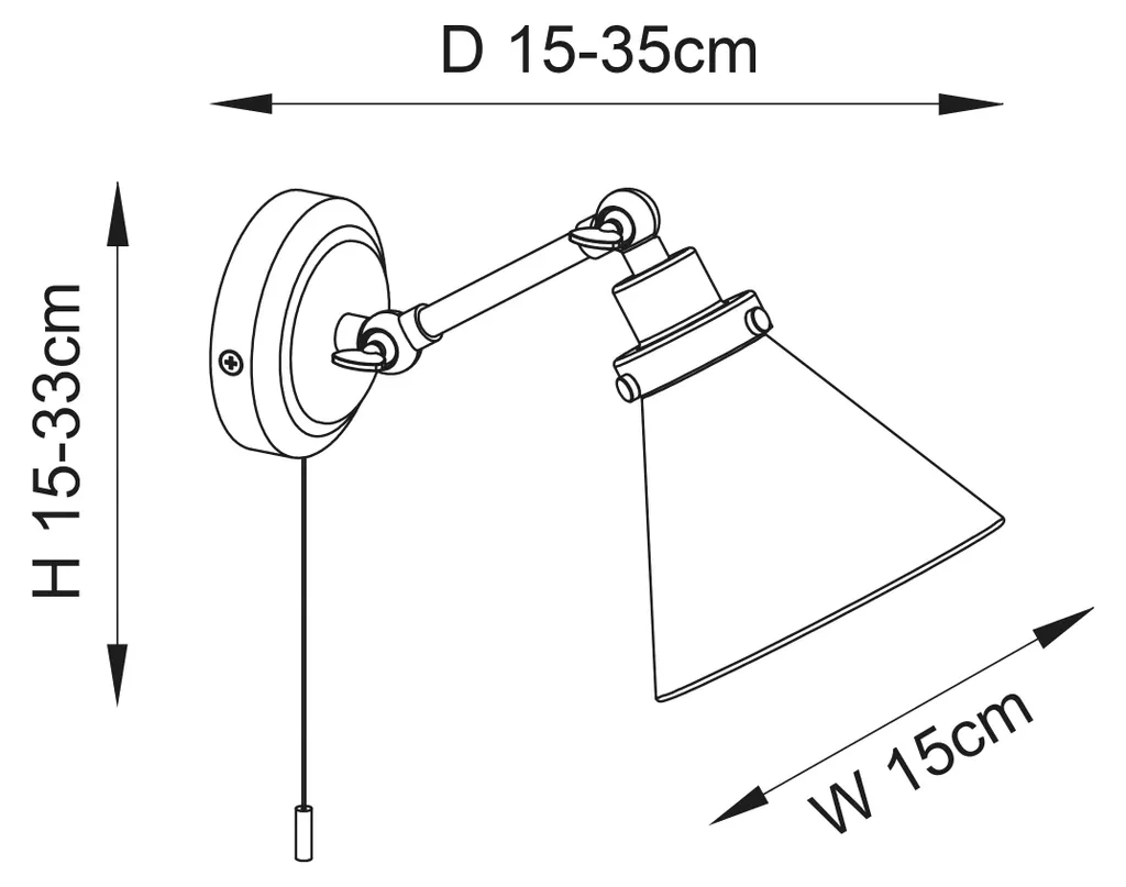 Applique murale Faraday éclairage doux pour petits espaces et décoration - 6