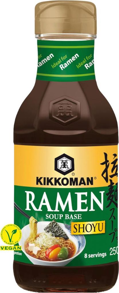 Kikkoman Ramen-Suppenbasis Sojasauce Geschmack Flasche 250ml