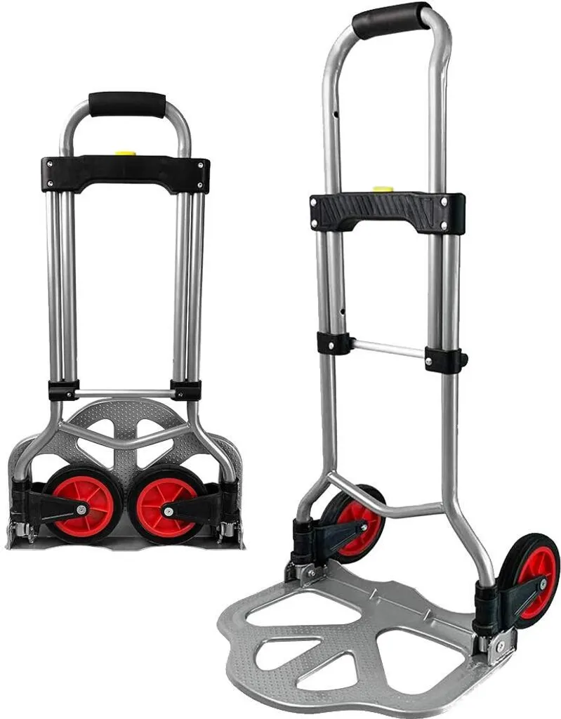 Chariot de Manutention Pliant YARDIN 60kg - Diable de Transport Compact