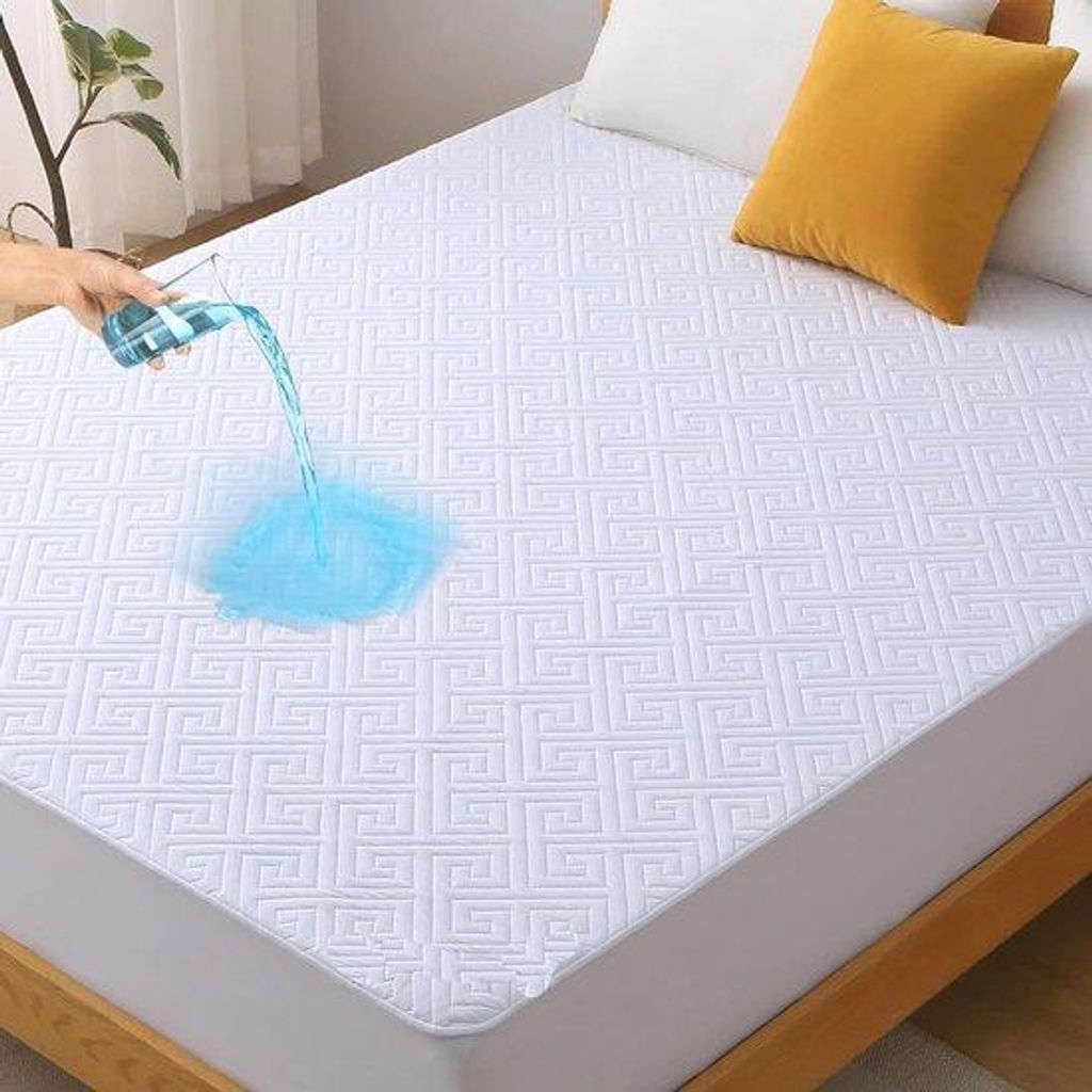 Famanu Premium Sprei 220 x 240 cm XXL - Fischgrätmuster mit Fransen 100% Baumwolle - Sommerdecke - Baumwolldecke als Bettdecke - Sofadecke (Crème)