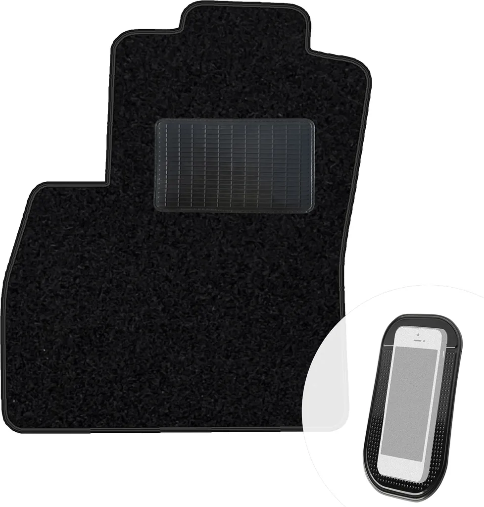 Tappetino Lato Guida Velours Nero Fiat Fiorino Qubo Nemo Bipper 2008-20