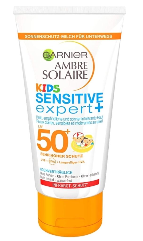 Garnier Ambre Solaire Kids Sunscreen Milk Extra Waterproof SPF 50+ 50ml