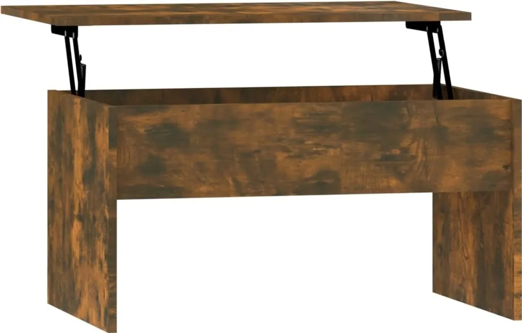 Tavolino da Salotto SYFAX™ Rovere Fumo 80cm | Arredo Minimalista Chic