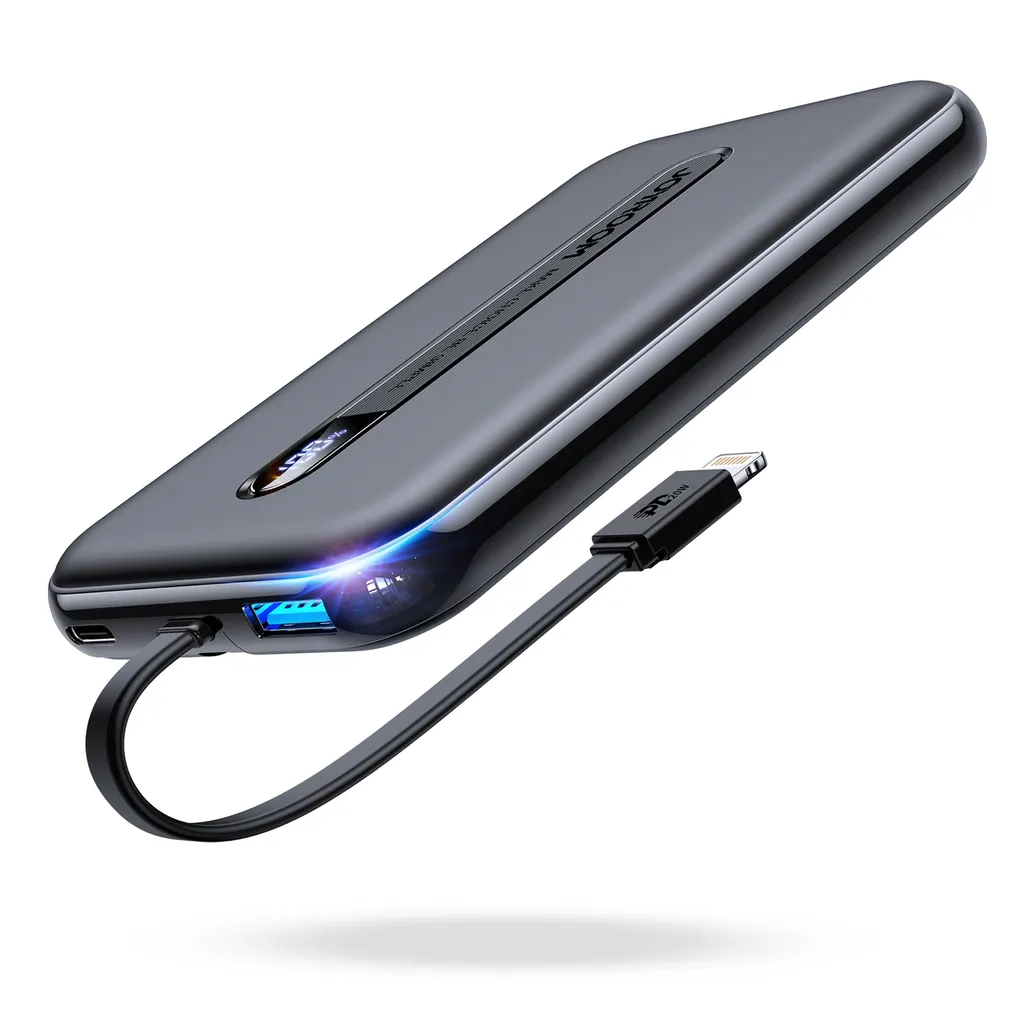 Batterie Externe 10000mAh : Ne perdez plus votre Câble Lightning de Charge