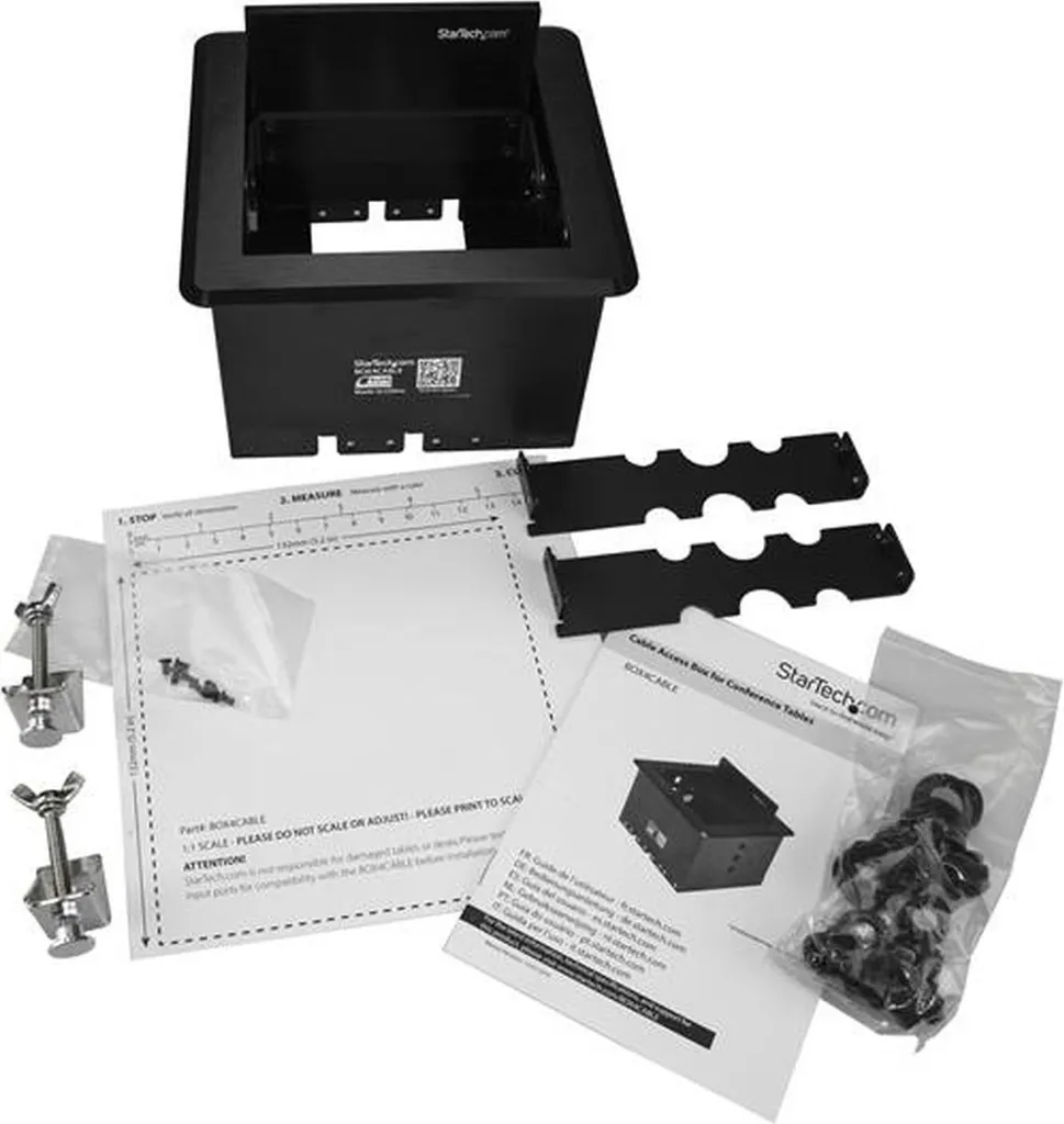 Organiseur de câbles pour table de réunion : Solution bureau StarTech.com - 5