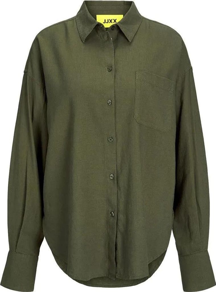 Jack & Jones Jamie Breeze Summer Jjxx Langarmhemd Grün L Damen Grün L