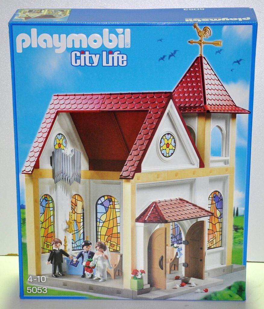 PLAYMOBIL 5053 Romantische Hochzeitskirche Kirche City Life Produktbild 