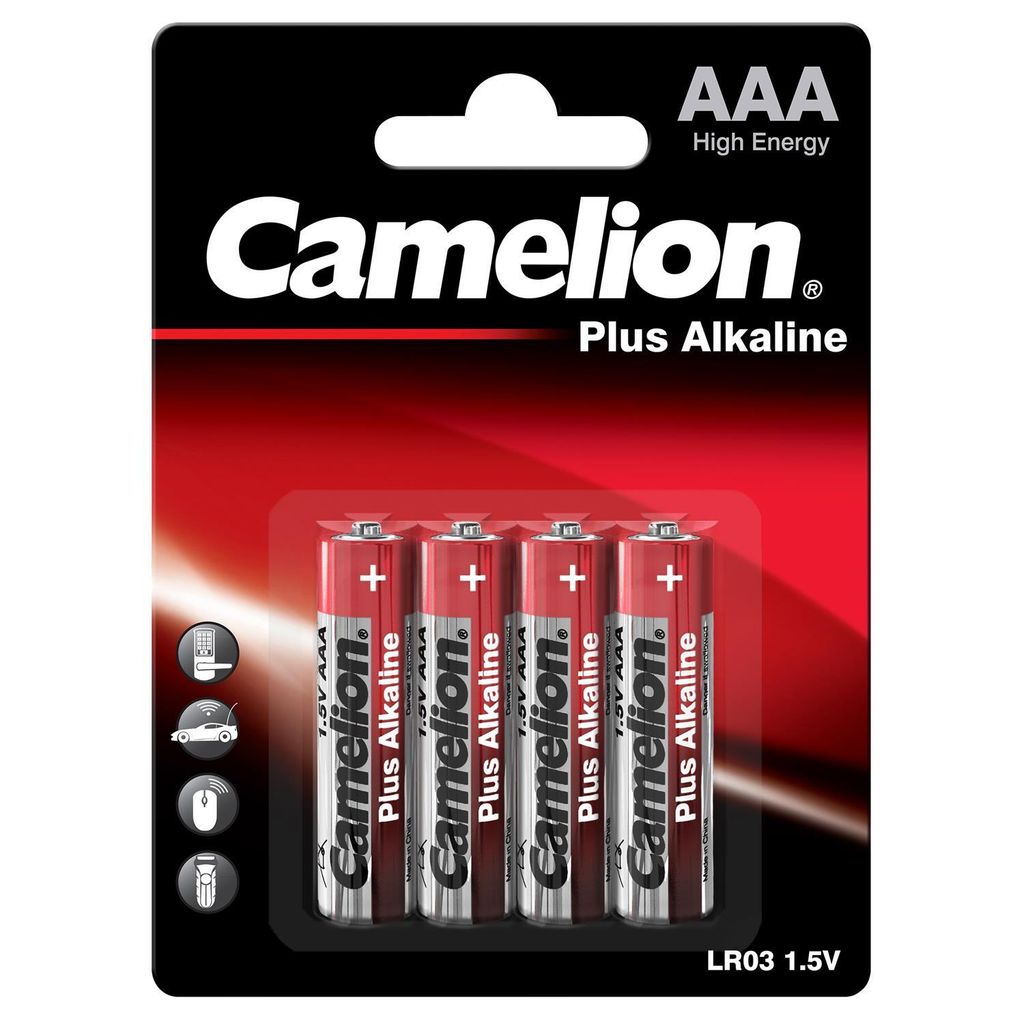 Batterie Camelion Micro AAA Alcaline 4 blister 11000403 Immagine del prodotto 