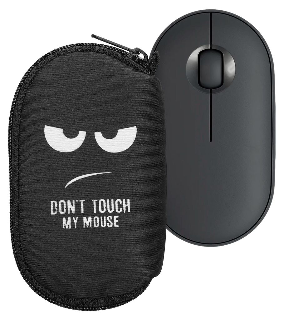 kwmobile Hülle für Logitech Pebble Mouse 2 M350s / M350 Hülle - Mouse Case - Neopren Tasche - Schutzhülle für PC Maus - Transporttasche Zubeh...