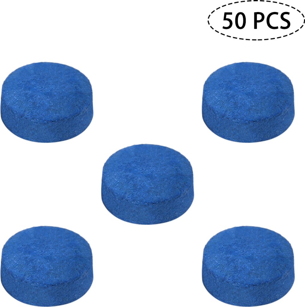 50 PCS Pool Queue Tipps Billard Queue Head 9MM / 10MM / 12MM / 13MM