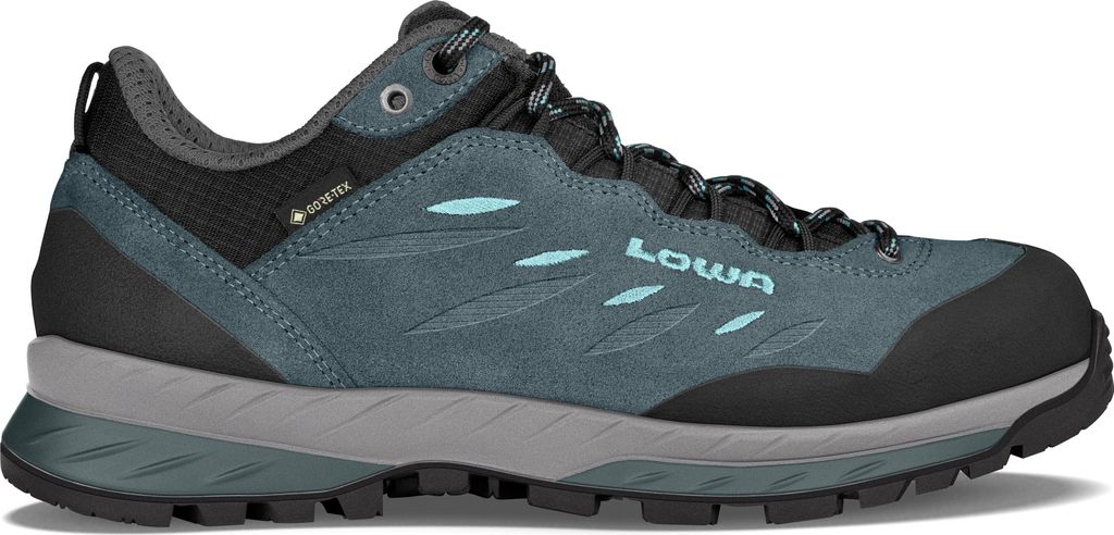 Lowa DELAGO GTX LO Ws Wanderschuh Trekkingschuh Damen blaugrün 42,5
