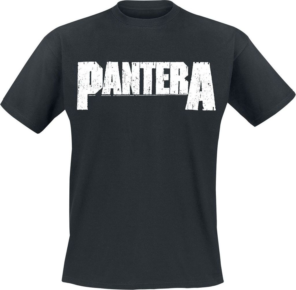 Pantera T-Shirt Herren Logo schwarz Band-Merch, Bands 100% Baumwolle 5XL