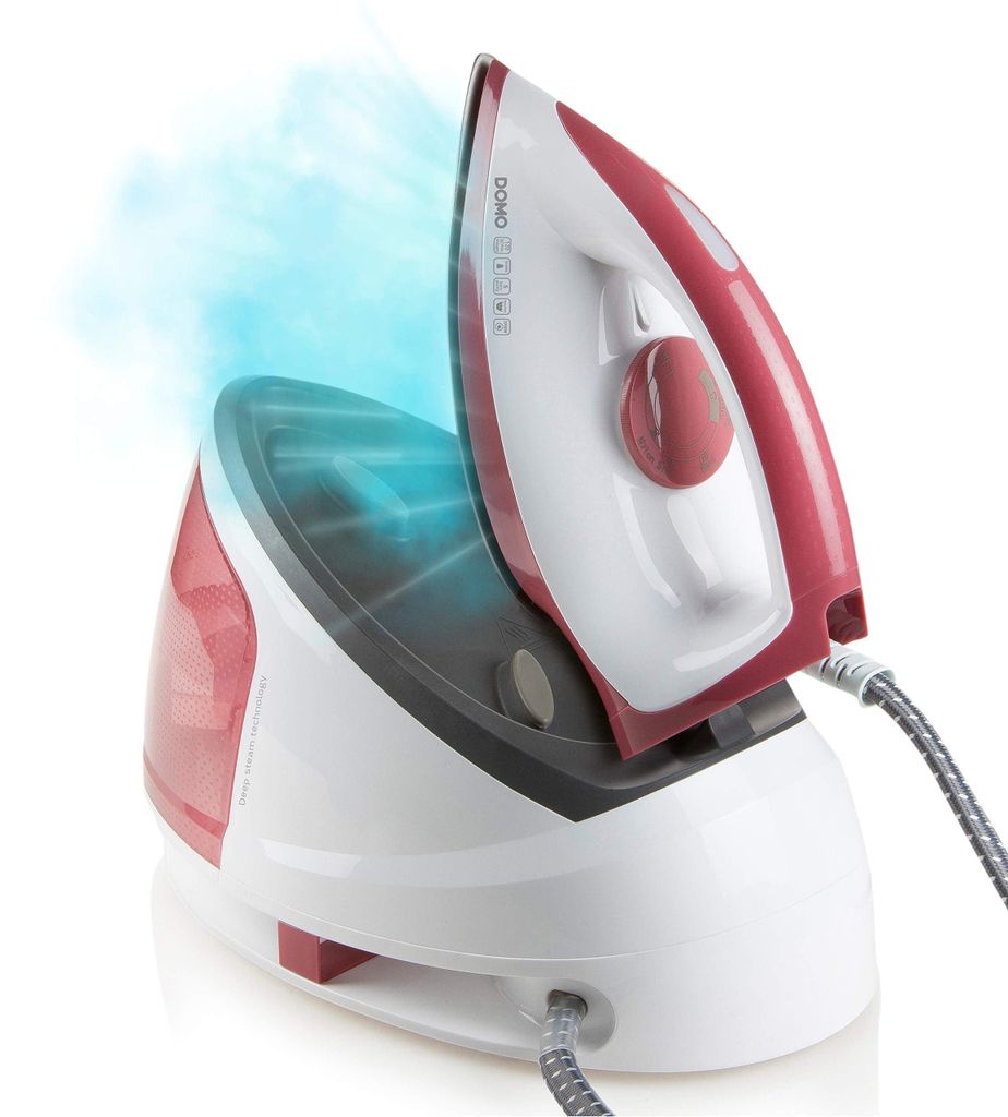 Domo DO7114S, 2400 W, Keramik-Bügelsohle, 5 bar, 1,2 l, 120 Produktbild 