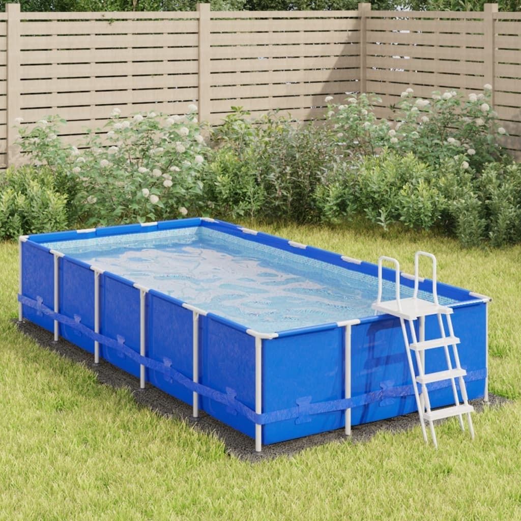 "2024"cloris Pool-Bodentuch Hellgrau 420x220 cm Polyester Geotextil - Poolzubehör CHY30708840