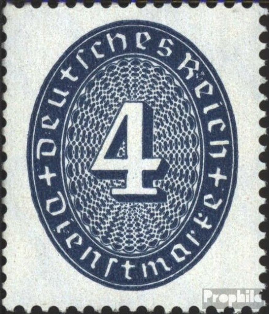 Briefmarken Deutsches Reich 1933 Mi D130 postfrisch Ziffer im Oval/Farbänderung